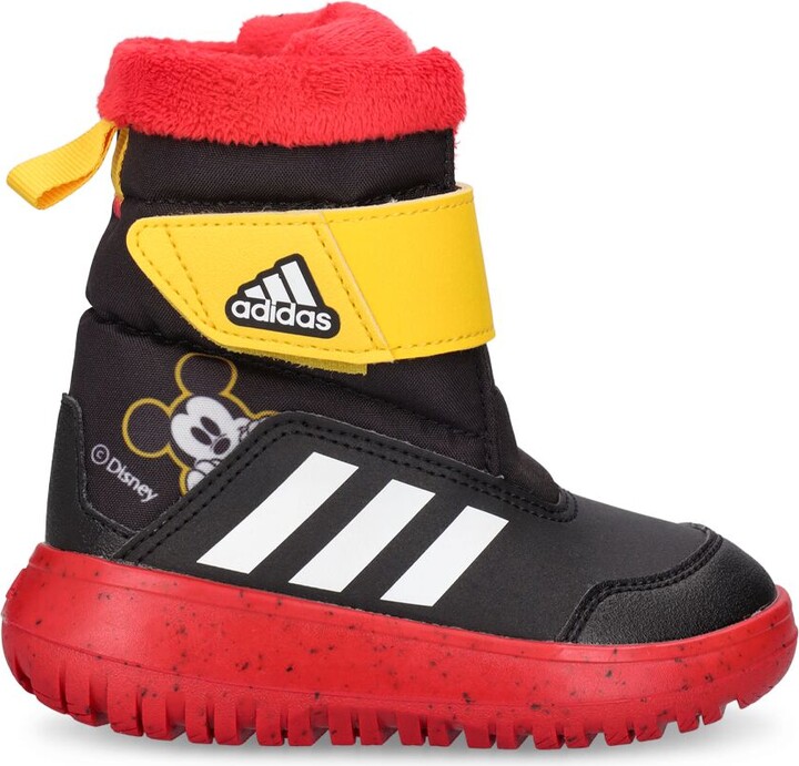 adidas Mickey Mouse recycled poly snow boots - ShopStyle Boys' Shoes