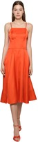 Thumbnail for your product : Ralph Lauren Collection Glossy Duchesse Chain Strap Midi Dress