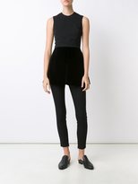 Thumbnail for your product : Stella McCartney skinny elasticated waist trousers - women - Cotton/Polyamide/Spandex/Elastane - 44