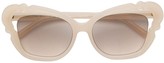 Thumbnail for your product : Linda Farrow Oversized Tinted Sunglasses