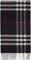 Thumbnail for your product : Burberry Navy Cashmere Classic Check Scarf