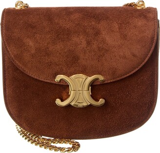 Leather handbag Celine Brown in Leather - 34242587
