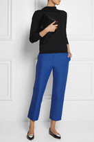 Thumbnail for your product : Marni Crepe-trimmed cashmere-blend sweater