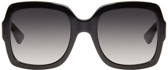 Gucci Black Large Square Sunglasses