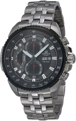 Casio Men's Edifice Alloy Quartz Stainless Steel Strap Silver 20 Casual  Watch (Model: EF-558D-1AVDF) - ShopStyle