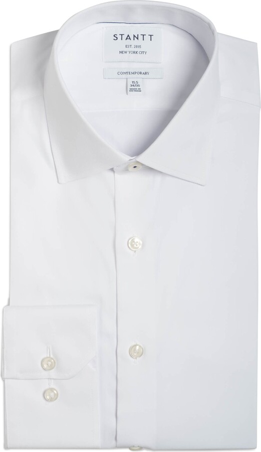 Stantt Contemporary Fit Performance Twill Dress Shirt