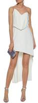 Thumbnail for your product : Halston Asymmetrical One-Shoulder Draped Crepe Dress