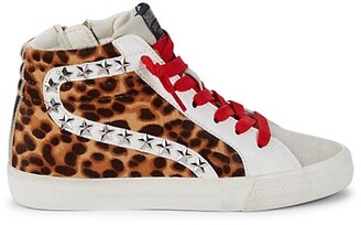 Vintage havana leopard high top sneakers Clearance