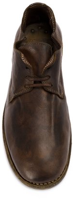 Guidi distressed derby shoes