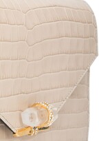 Thumbnail for your product : Marchesa Quartz Crystal leather clutch