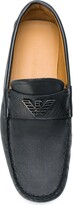 Thumbnail for your product : Emporio Armani Logo Embossed Loafers