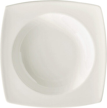 G.E.T. High-Strength Porcelain Rimmed Soup Bowl 15 Ounce White (Set of 12)