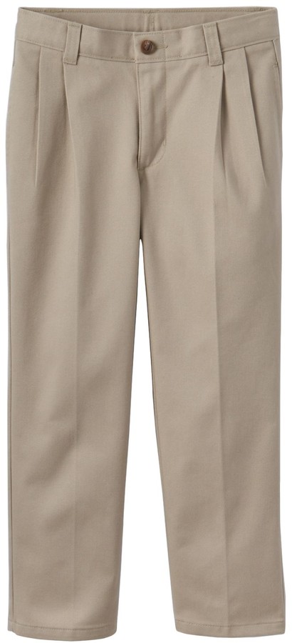 -J6 Boys School Uniform Super Stretch Soft Flat Front Pants ASSORTED COLORS