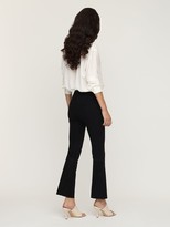 Thumbnail for your product : Sprwmn High Waist Crop Flared Suede Pants