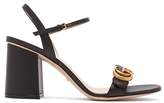 Thumbnail for your product : Gucci Gg Marmont Block Heel Sandals - Womens - Black