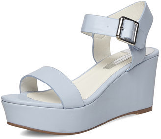 Dorothy Perkins Blue flatform wedge sandals