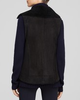 Thumbnail for your product : Vince Vest - Asymmetric Shearling