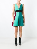 Thumbnail for your product : Fausto Puglisi V-Neck Panelled Mini Dress
