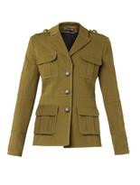 Thumbnail for your product : Balmain Gabardine military jacket