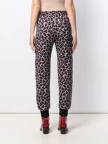 Thumbnail for your product : MSGM leopard print track pants