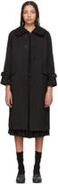 Thumbnail for your product : Comme des Garcons Black Wool Oversized Coat