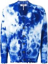 Thumbnail for your product : MSGM Tie Dye-Print Cardigan