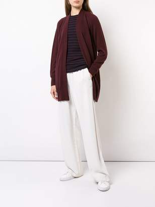 Vince stripe ribbed knit sweater