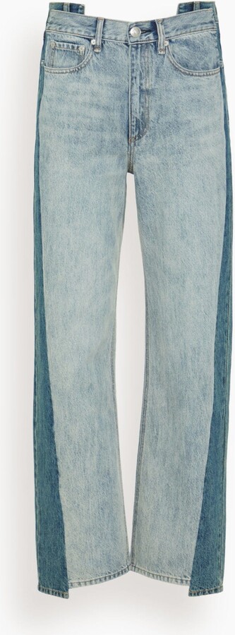 Rag & Bone Shea High Rise Ankle Straight Jean in York Spliced