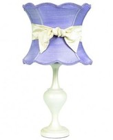 Thumbnail for your product : The Well Appointed House Pearl Lamp Base with Lavender Shade and Ivory Sash