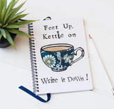 Thumbnail for your product : Equipment Helena Tyce Designs 'Feet up Kettle on' Notebook