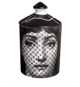 Fornasetti Burlesque Otto Scented Candle With Lid