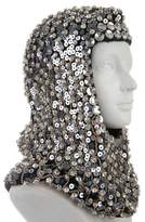 Thumbnail for your product : Dolce & Gabbana Embellished Virgin Wool Hood w/ Tags wool Embellished Virgin Wool Hood w/ Tags