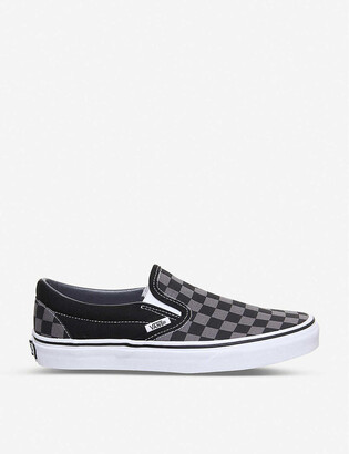 black checkered shoes