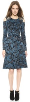 Thumbnail for your product : Vera Wang Collection Flocked Floral Dress