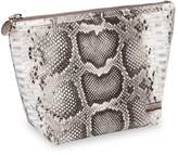 Thumbnail for your product : Stephanie Johnson Large laura Java Coffee Python Trapezoid Cosmetic Pouch