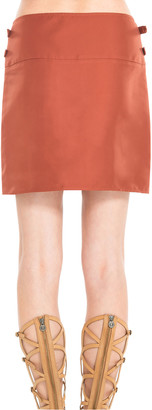 Max Studio Skirt With Side Buckles