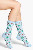 Thumbnail for your product : Hot Sox 'Strawberry Jam' Crew Socks