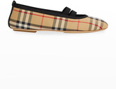 Thumbnail for your product : Burberry Grace Vintage Check Ballerina Flats