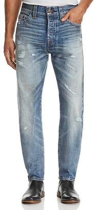 True Religion Logan Straight Fit Jeans in Mended Street Brawl