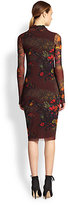 Thumbnail for your product : Jean Paul Gaultier Floral Print Tulle Dress