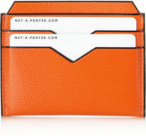 Thumbnail for your product : Valextra Textured-leather cardholder