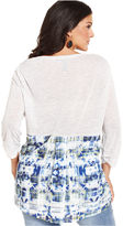 Thumbnail for your product : Style&Co. Plus Size Printed Embellished Top