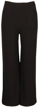 boohoo Plus High Waisted Tailored Wide Leg Trousers