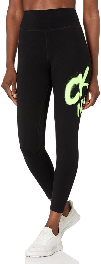 Calvin Klein Performance Women's Graffiti CK Logo High Waist 7/8 Legging -  ShopStyle