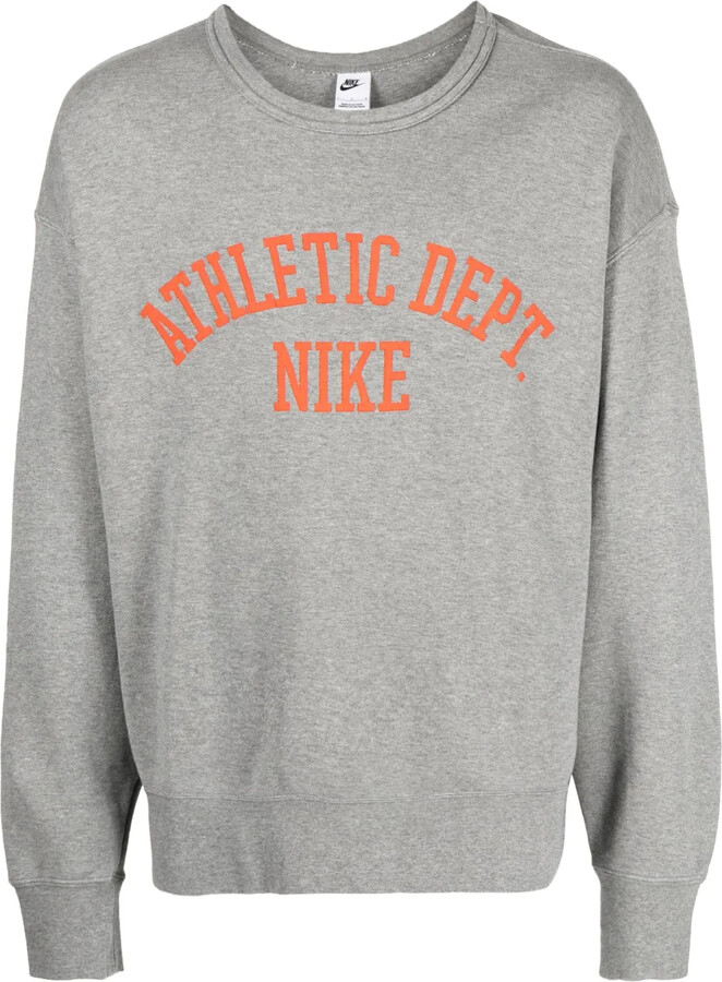 Nike Logo-Print Cotton Sweatshirt