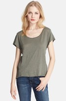 Thumbnail for your product : Majestic Crinkled Back Linen Tee