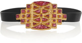 Thumbnail for your product : Vionnet Embellished leather waist belt
