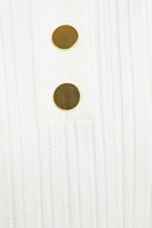 Thumbnail for your product : Claudie Pierlot Pointelle-knit Polo Shirt