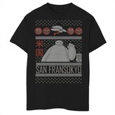 Thumbnail for your product : Disney Disney's Big Hero 6 Boys 8-20 Baymax Wave Ugly Christmas Sweater Graphic Tee