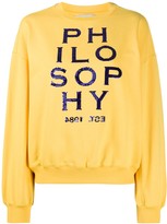 Thumbnail for your product : Philosophy di Lorenzo Serafini Embroidered Logo Sweatshirt